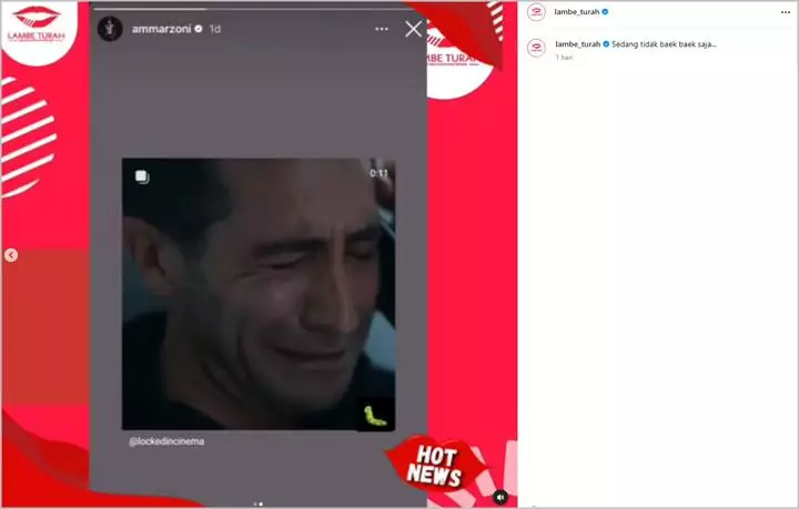 Kondisi Ammar Zoni Terungkap setelah Heboh Postingan Galau Diduga Imbas Proses Cerai