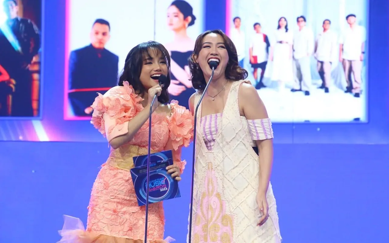 Fuji An Tampil Ala Putri Bunga di Ajang Indonesian Music Awards 2023