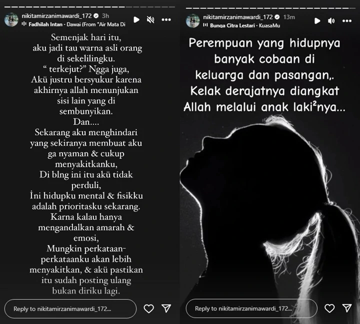 Nikita Mirzani Mendadak Bongkar Tabiat Asli Orang Dekat