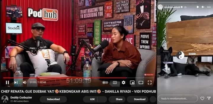 Chef Renatta Dirumorkan Nikah Diam-Diam, Egy Maulana Resmi Jadi Suami Adiba Khanza-Topik Pagi