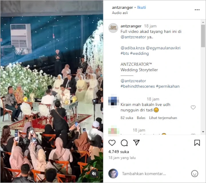 Chef Renatta Dirumorkan Nikah Diam-Diam, Egy Maulana Resmi Jadi Suami Adiba Khanza-Topik Pagi