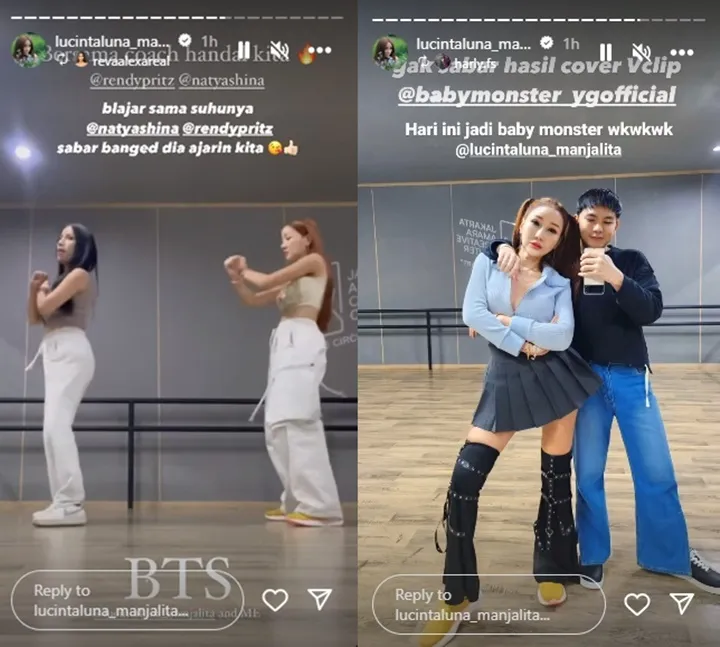 Lucinta Luna Pamer Skill Dance Bak Member BABYMONSTER
