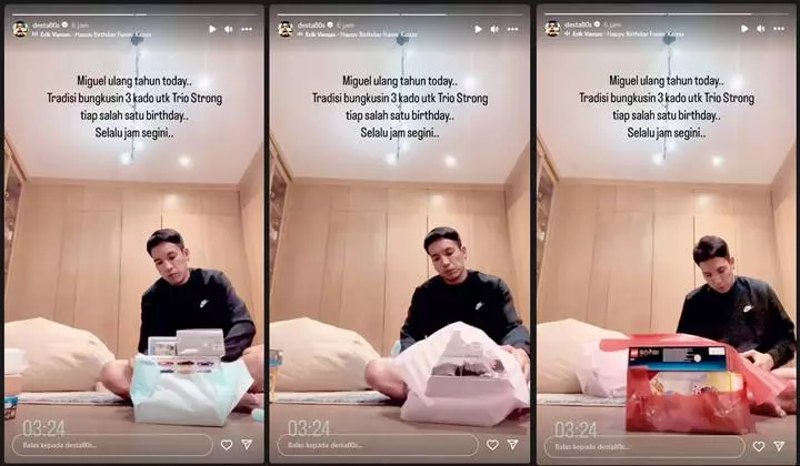 Desta Punya Tradisi Unik Saat Bungkus Kado Ultah Anak