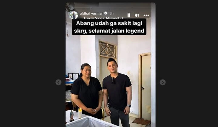 Afdhal Yusman Tulis Pesan Mendalam usai Aktor Laga Herby Latupeirissa Meninggal Dunia