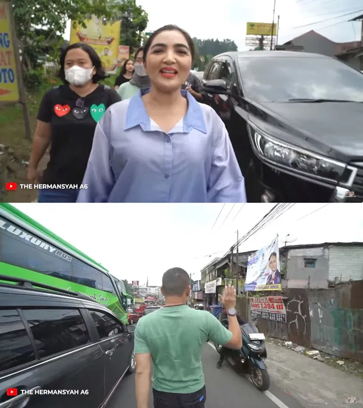 Aksi Ashanty dan Keluarga Terabas Macet Jadi Tontonan Warga