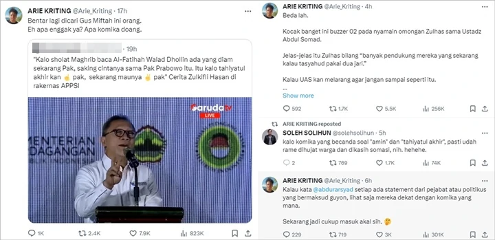 Arie Kriting Kritik Ketua PAN, Kuasa Hukum Ammar Zoni Tanggapi Sentilan Deddy Corbuzier - Topik Pagi