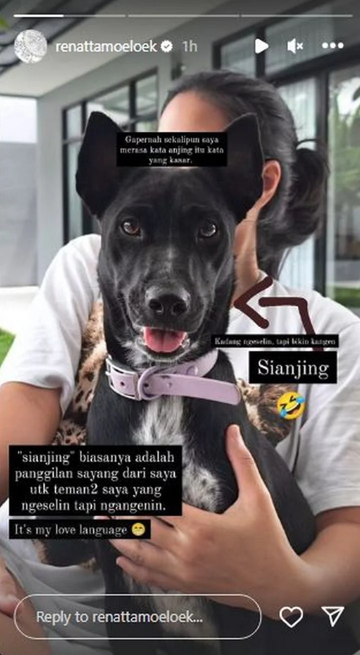 Chef Renatta Moeloek Mendadak Bicara Soal Bahasa Cinta