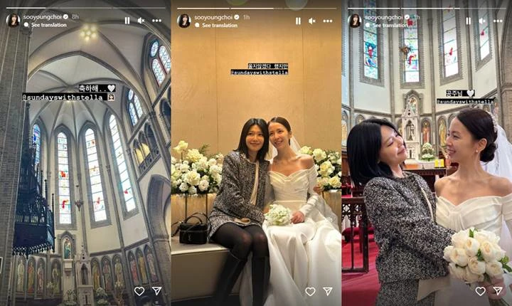 Sooyoung Girls\' Generation membagikan potret dengan Stella Kim