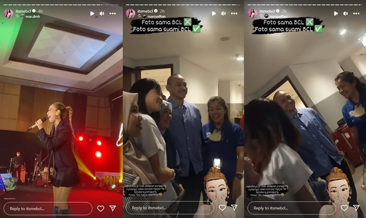 BCL Dibuat Tertawa oleh Aksi Heboh Ibu-Ibu yang Kerumuni Suaminya
