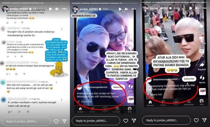 Eva Manurung Kena Tegur Pacar Brondong