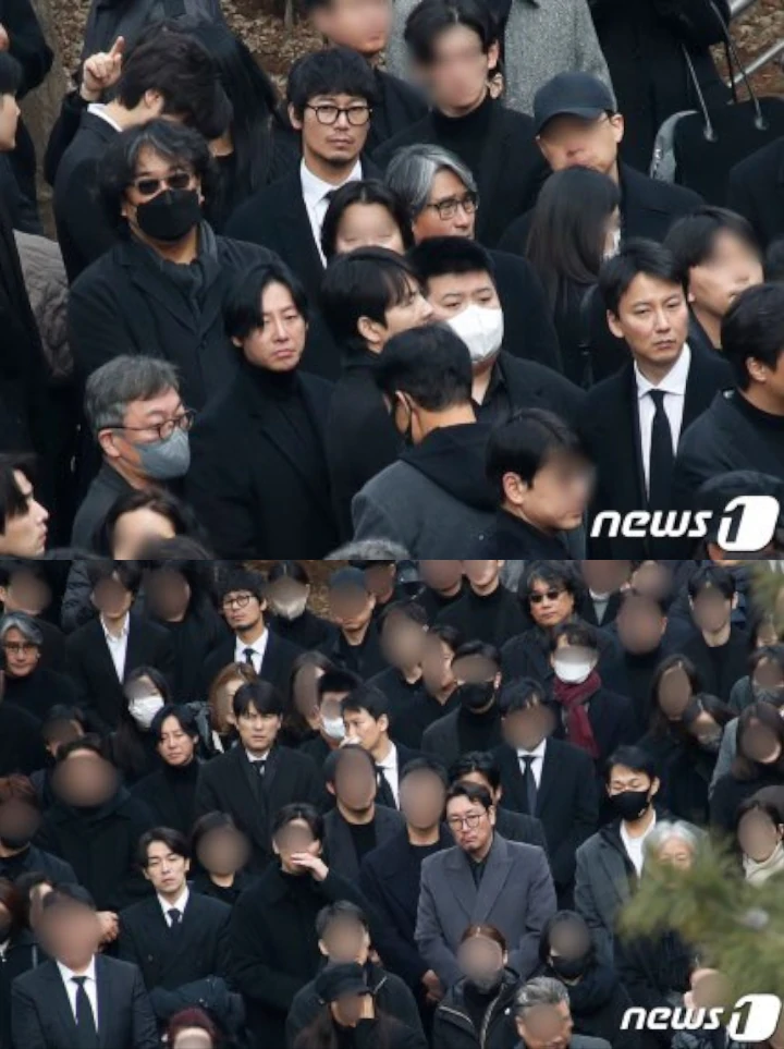 Kim Dong Wook dkk Tak Kuasa Tahan Kesedihan Saat Lepas Jenazah Lee Sun Kyun