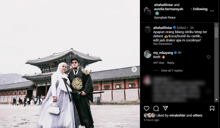 Aurel Hermansyah Dibela Atta Halilintar