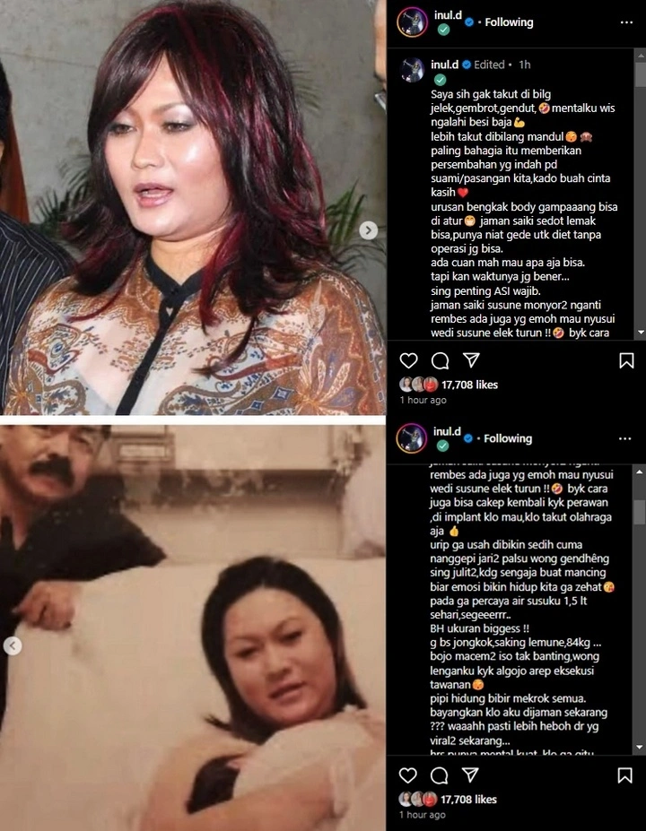 Inul Daratista Kenang Momen Gemuk saat Hamil dan Melahirkan