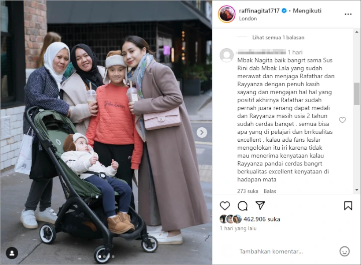 Anak Raffi Ahmad Dibandingkan Putra Lesti