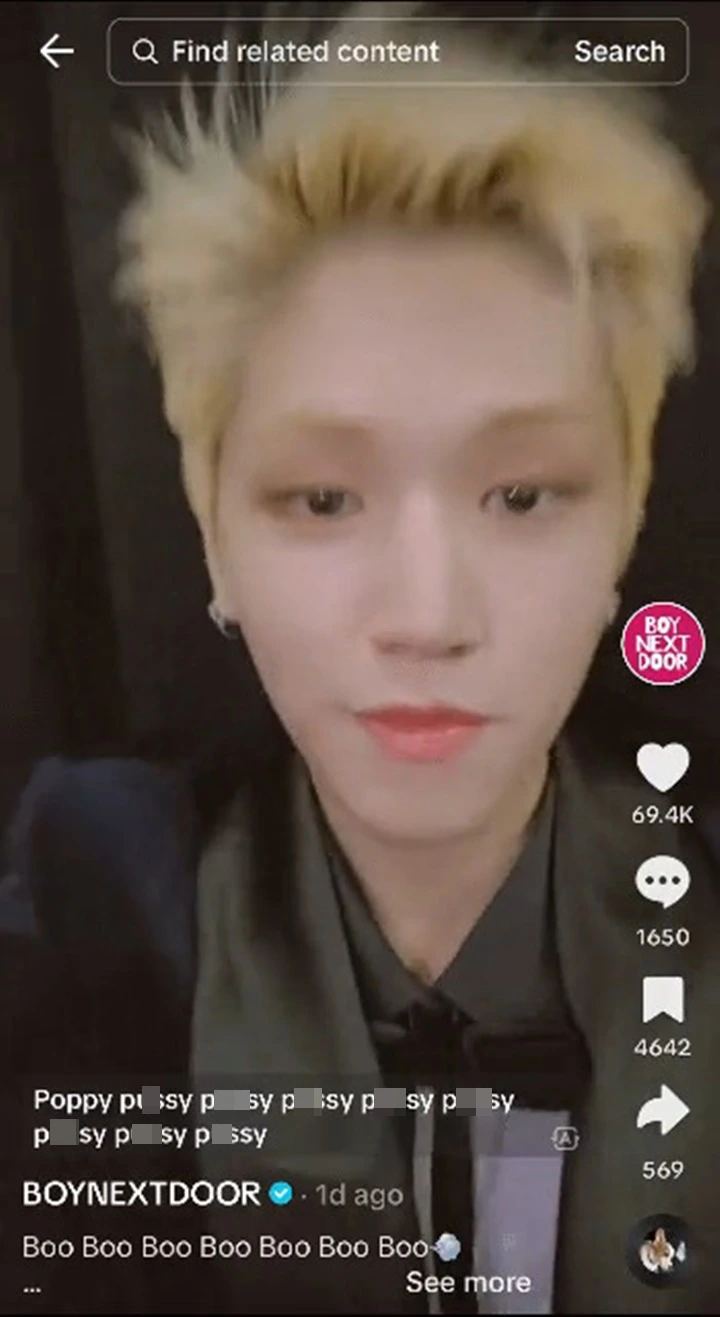 Riwoo BOYNEXTDOOR Dikira Sematkan Caption 21+ saat Ikutan Tren TikTok