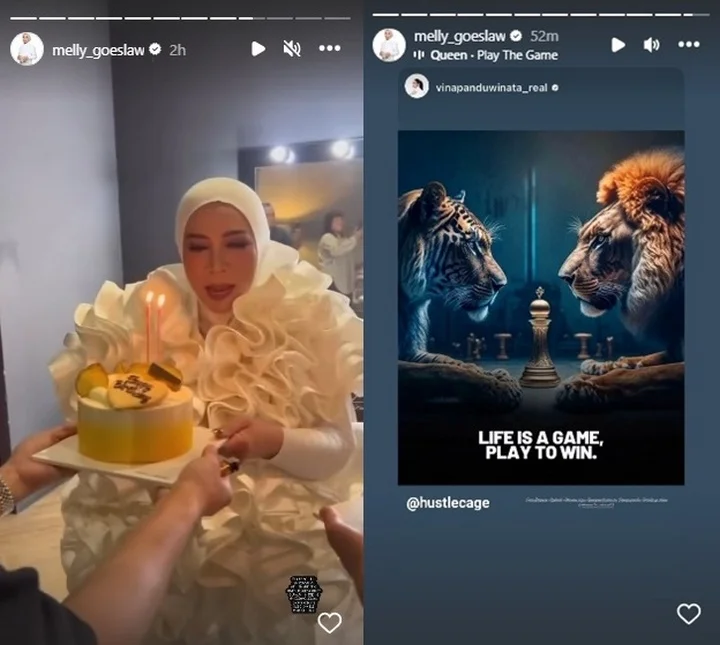 Melly Goeslaw Bahagia Rayakan Ultah