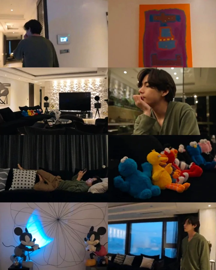 V BTS Pamerkan Hasil Karya usai 6 Bulan Belajar Desain Interior Rumah
