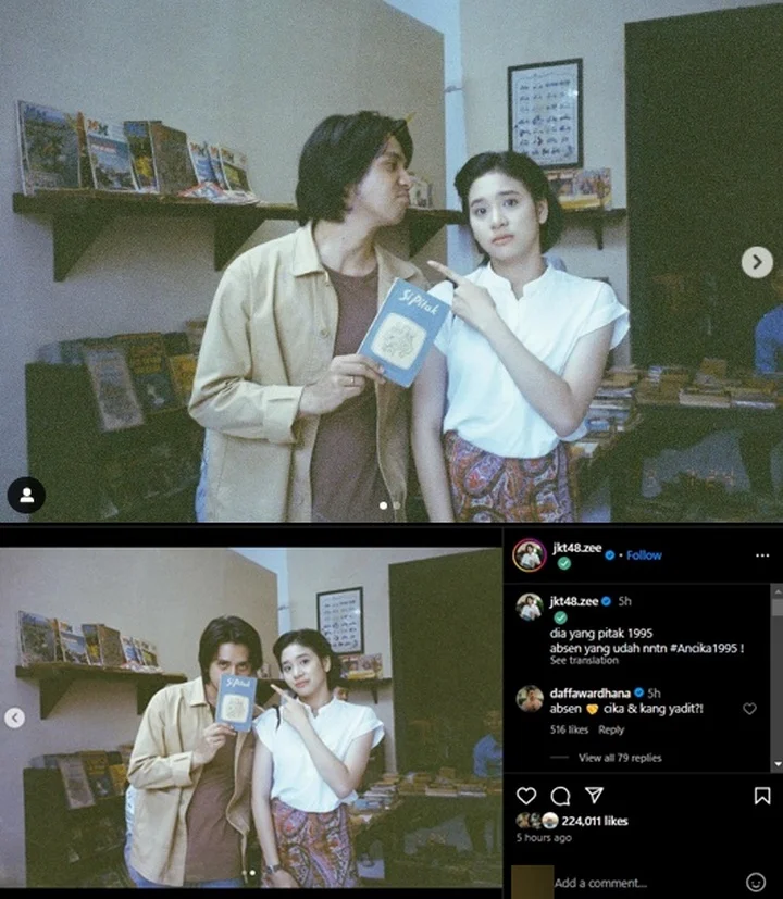 Zee JKT48 dan Arbani Yasiz Bikin Baper Fans