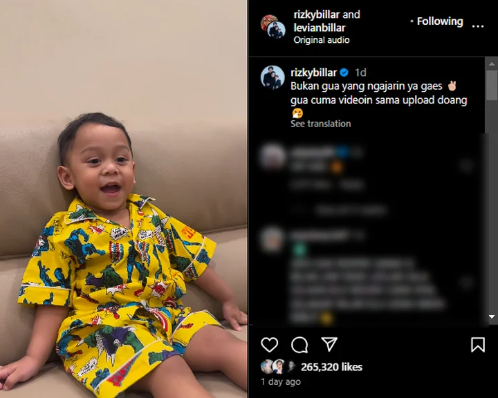 Putra Lesti Kejora dan Billar