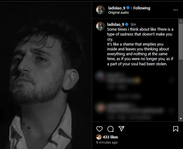 Ladislao Galau di Tengah Rumor Putus dengan Nathalie Holscher