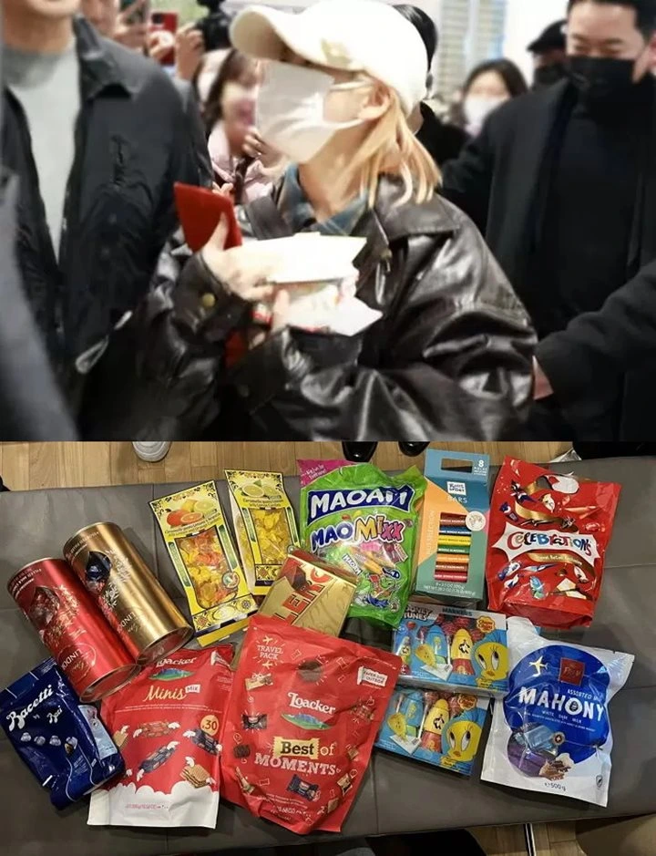 IU Konsisten Bagi Jajanan ke Fans Sepulang dari Luar Negeri dalam 10 Tahun