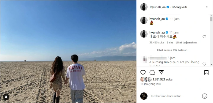 Agensi HyunA dan Yong Jun Hyung Beri Respons Kompak Soal Status Pacaran
