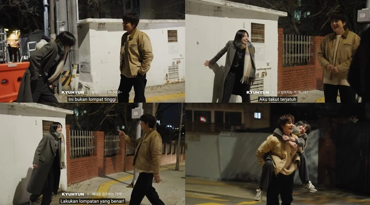 Kyuhyun Suju Wanti-Wanti Won Ji An sebelum Beradegan Mesra di MV \'The Story Behind\'