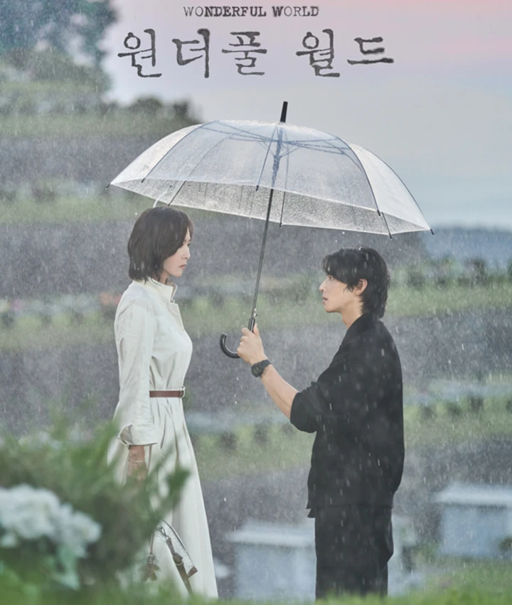 Kim Nam Joo Hindari Tatapan Intens Cha Eunwoo di Poster \'Wonderful World\'