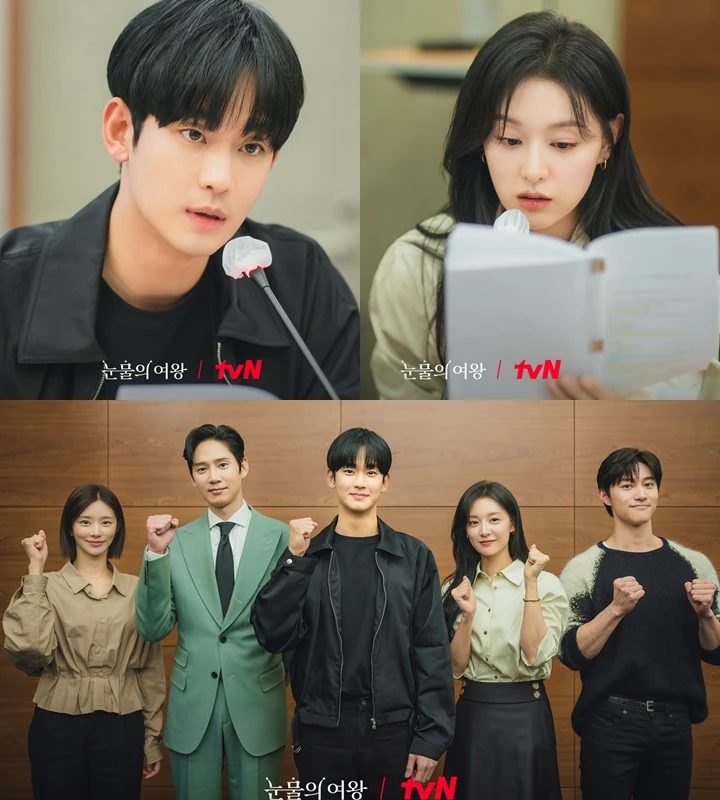 Dialog Intim Kim Ji Won & Kim Soo Hyun di Baca Naskah \'Queen of Tears\' Bikin Salfok