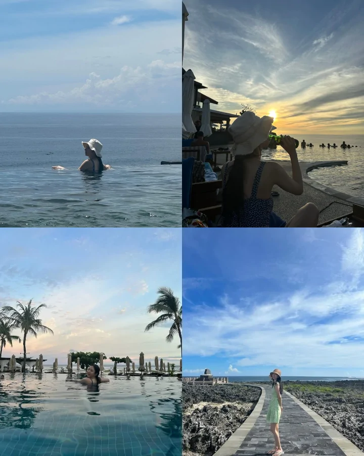 Bona WJSN Ditemani Bir Lokal saat Liburan di Bali