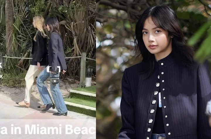 Lisa BLACKPINK Terciduk Jalan Bareng Keluarga Terduga Pacar di Miami