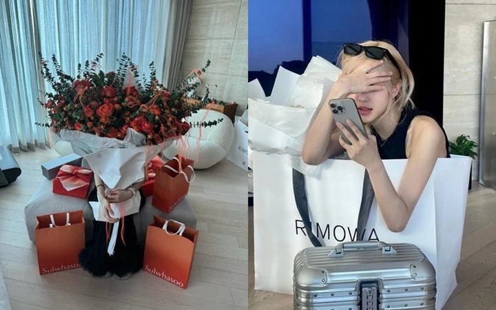 Rose BLACKPINK Masuk Kantong Belanja saat Flexing Kado Ultah dari Brand Mewah