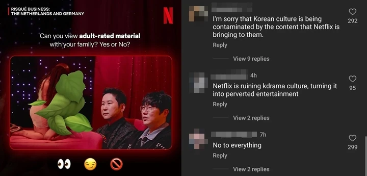 Netflix Dikritik Rusak Budaya Korea Lewat \'Risque Business: The Netherlands and Germany\'