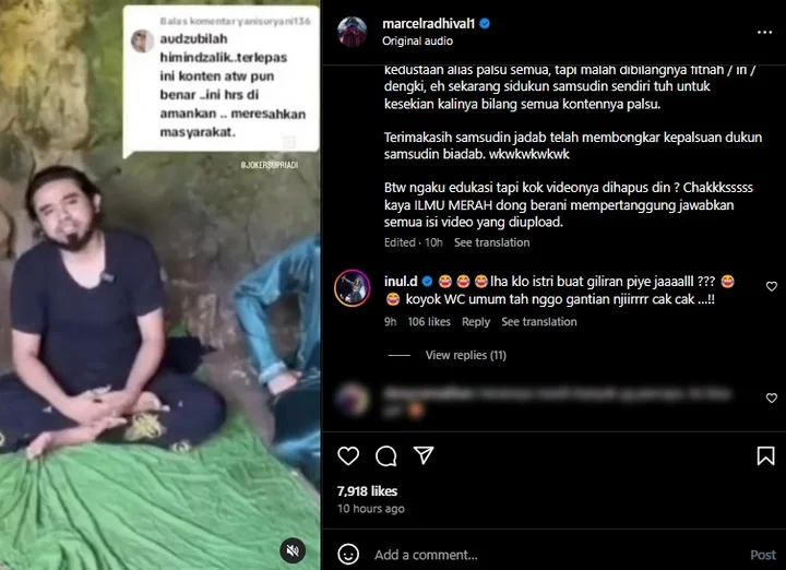 PInul Daratista Sentil Menohok Video Viral Gus Samsudin