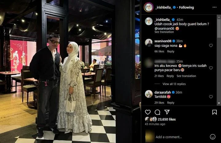 Irish Bella Dikira Foto Bareng Calon Suami