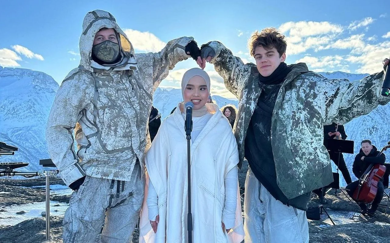 Putri Ariani Terima Perlakuan Manis dari Alan Walker dan Peder Elias