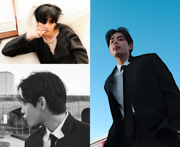 V BTS Asyik Merokok dan Pamer Tindik Baru di Foto Konsep \'FRI(END)S\'