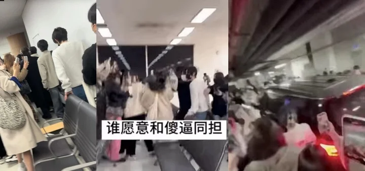 ENHYPEN Terjebak Kerumunan Fans di Shangkai