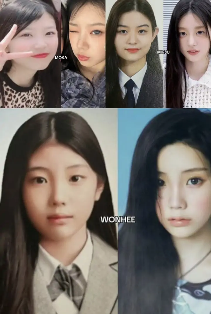Visual Member I\'LL-IT Dibandingkan dengan Foto Kelulusan sebelum Debut