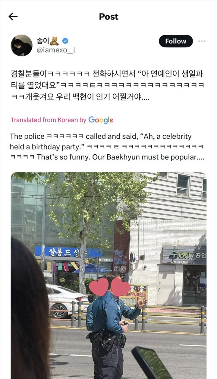 Kafe Ulang Tahun Baekhyun EXO Didatangi Polisi Setempat