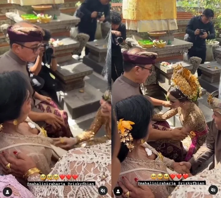 Mahalini Jalani Prosesi Sungkeman di engah Rumor Jadi Mualaf