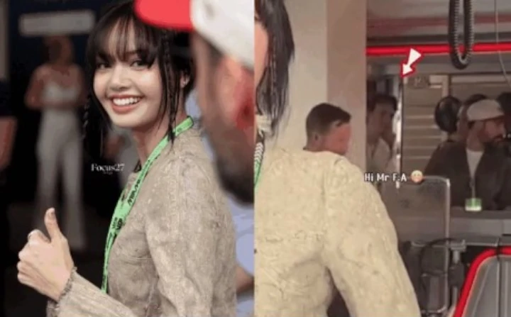 Lisa BLACKPINK Buat Frederic Arnault Curi-Curi Pandang di Acara Formula 1