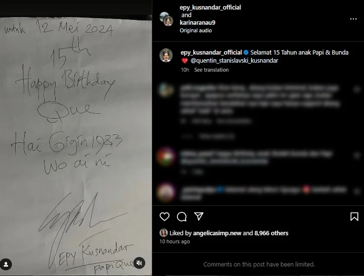 Putra Epy Kusnandar Rayakan Ultah di Tengah Kasus Narkoba Sang Ayah