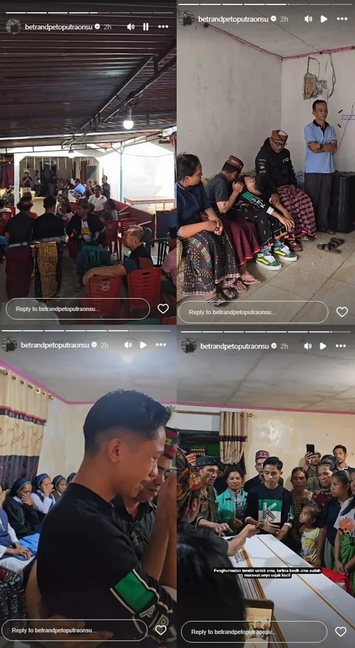Betrand Peto Pulang Kampung usai Sang Oma Meninggal Dunia