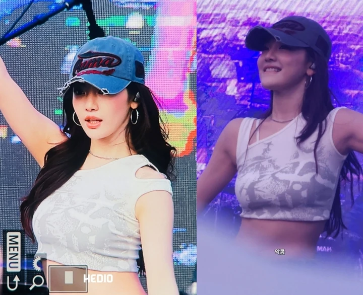 Style Ningning saat aespa Perform di \'Gangnam University Festival\' Jadi Hot Topik