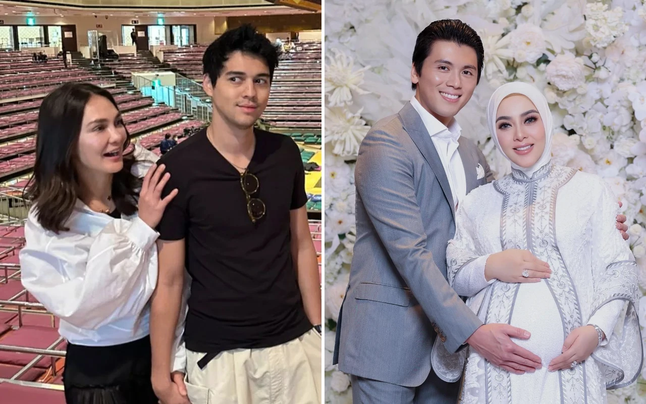 Luna Maya Bucinin Maxime saat Syahrini Disentil Ortu Reino Tak Terlihat di Syukuran Kehamilan