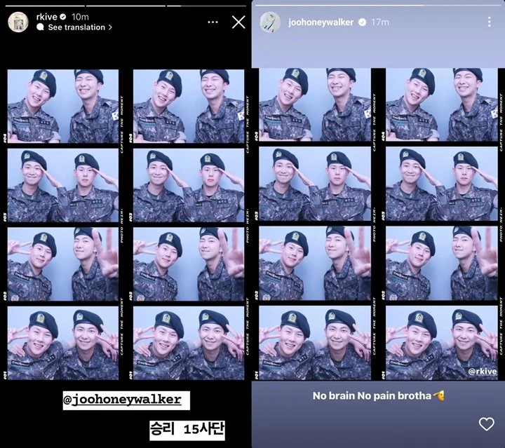 RM BTS dan Joohoney Monsta X Jadi Sobat Lesung Pipit di Update Wamil Terbaru