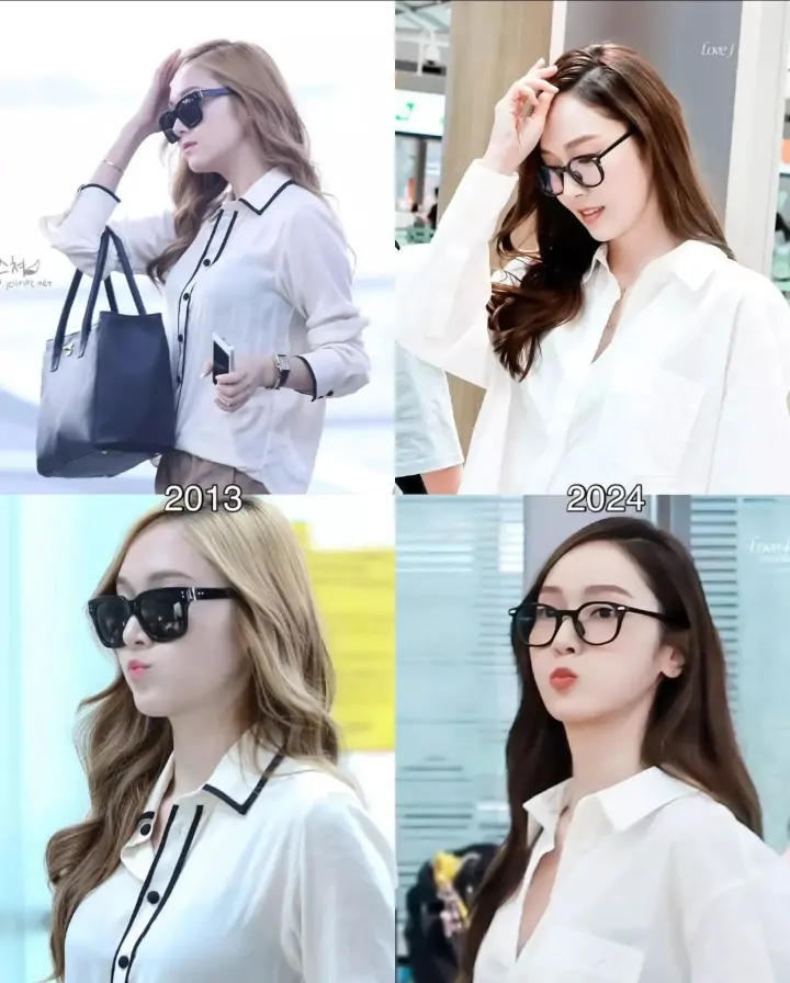 Jessica Jung Pertahankan Visual Plek Ketiplek 11 Tahun Lalu di Potret Bandara Terbaru