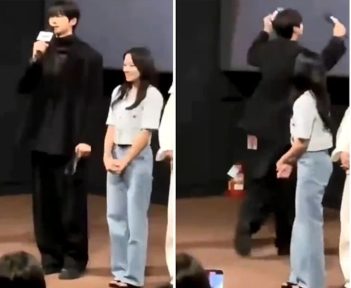 Momen Byeon Woo Seok Nangis di Event \'Lovely Runner\' Bikin Nyesek