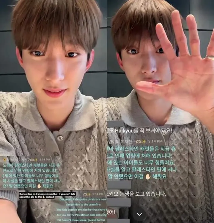 DK SEVENTEEN Diduga Dibungkam HYBE kala Tunjukkan Dukungan ke Palestina